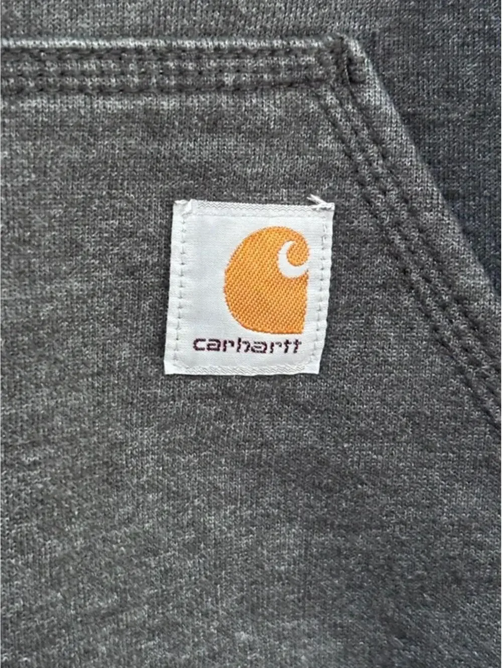 Carhartt Men’s Grey Pullover Hoodie size XL - Picture 4 of 5